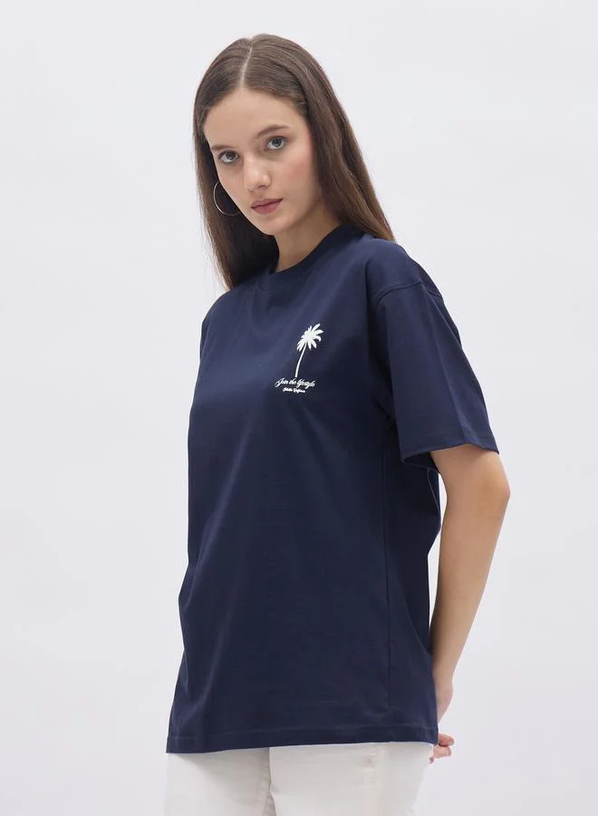 Styli Styli Graphic Print Oversized T-Shirt