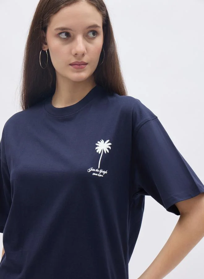 Styli Styli Graphic Print Oversized T-Shirt
