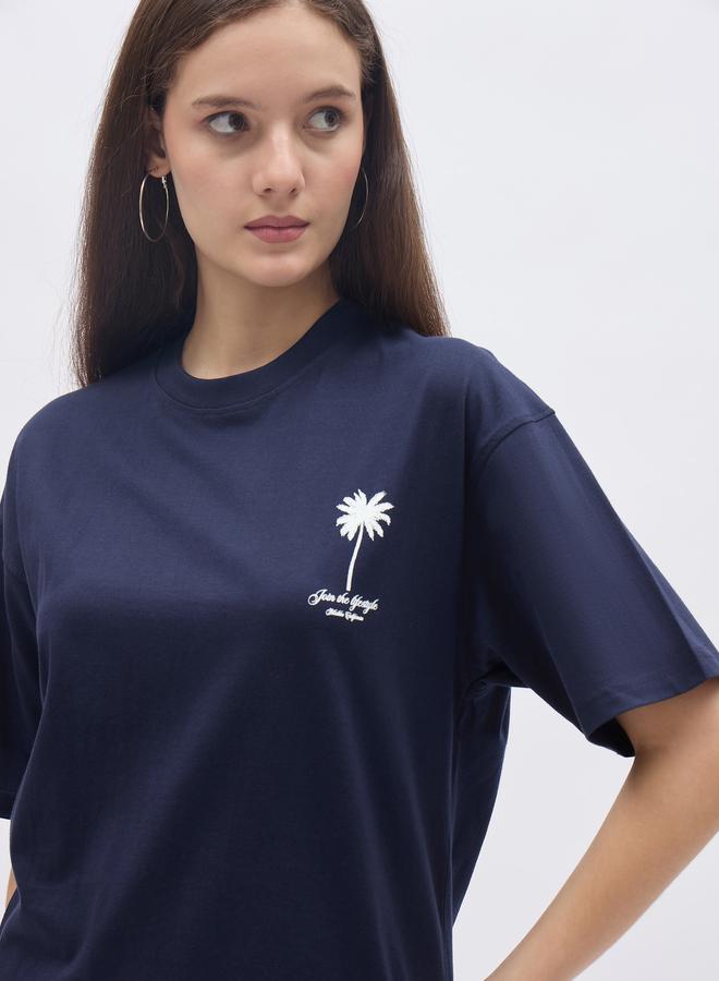 Styli Graphic Print Oversized T-Shirt - Image 4