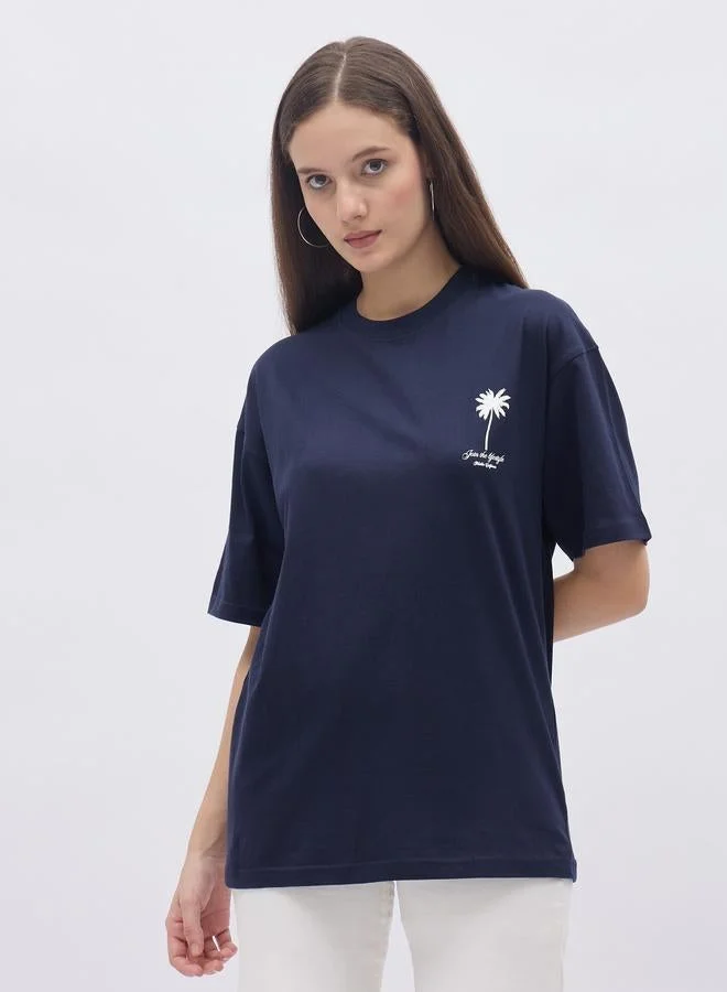Graphic Print Oversized T-Shirt