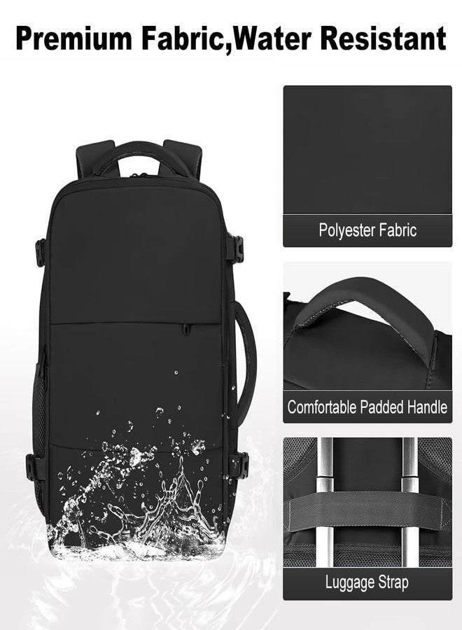 PALAY® Travel Laptop Backpack for Men Women, Airplane Approved Travel Backpack Suitcase with USB Charging Port, Lightweight College 35l Luggage Bag 15.6inch Laptop Mochila Gifts - Image 5