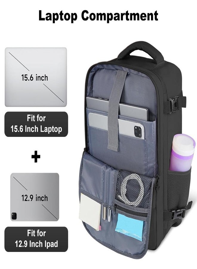 PALAY® Travel Laptop Backpack for Men Women, Airplane Approved Travel Backpack Suitcase with USB Charging Port, Lightweight College 35l Luggage Bag 15.6inch Laptop Mochila Gifts - Image 4