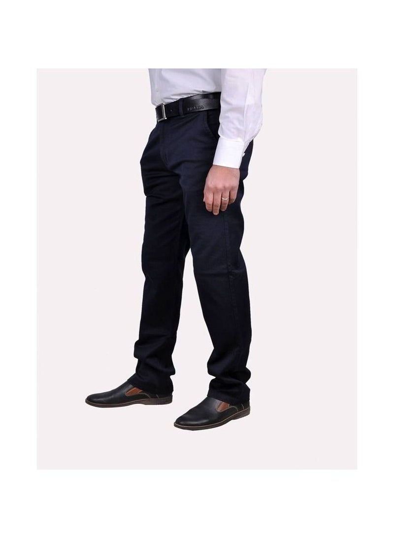 Jupiter Dark blue gabardine pants - Image 2