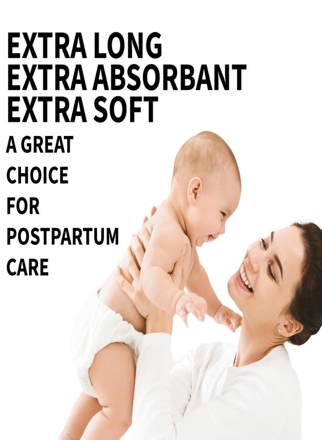 Vakly Postpartum Maternity Pads with Tails [24 Pack] Large 3''x20'' Maximum Absorbency Heavy Flow Postpartum Incontinence Pads - Ultra Soft Disposable Nursing Pads for New Moms (24) - Image 4