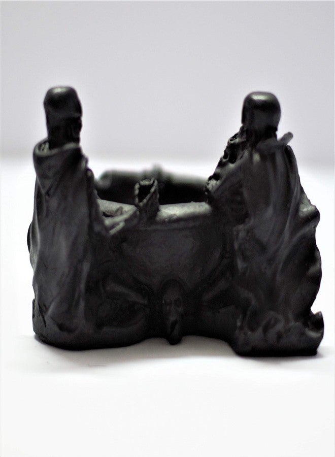 Inara Creation 2 Skeleton Skull Ashtray - Black - Image 5