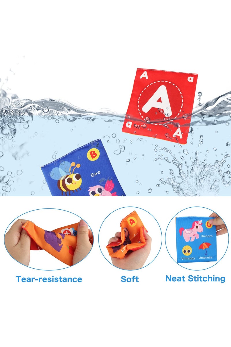 Soft Alphabet Cards Toys – 26Pcs ABC Animal Cloth Flashcards, Early Learning Sensory Book, Baby Interactive Educational Toys with Storage Bag for Newborns, Infants, Tummy Time, Preschool Kids - Image 3