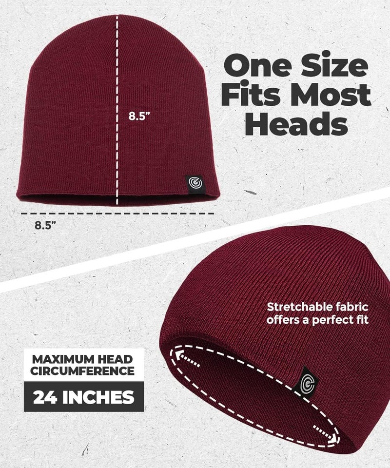 Revony Original Beanie Cap - Soft Knit Beanie Hat - Warm and Durable - Image 5