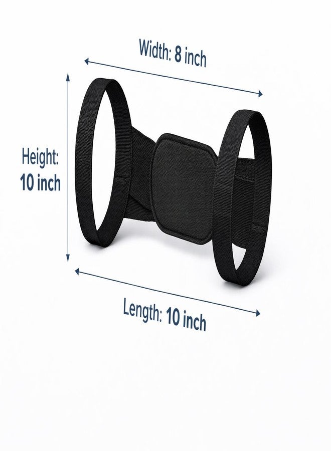 VANIBHA Posture Corrector - Adjustable Back Brace for Men and Women - Relieves Neck, Shoulder, Clavicle, and Back Pain, Breathable Design (White) - Image 3