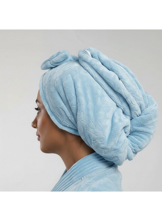 Relef Quick Dry Hair Towel 25×75 cm Ultra Absorbent Hair Wrap - Image 1