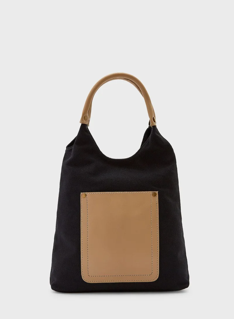 Ginger Front Pocket Canvas Shopper