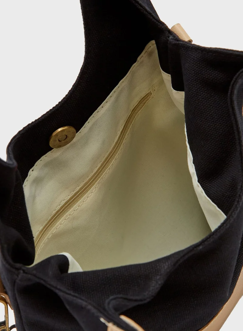 Ginger Front Pocket Canvas Shopper