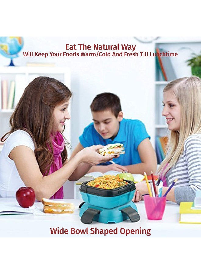 Pinnacle Insulated Leak Proof Lunch Box for Adults and Kids - Thermal Lunch Container With NEW Heat Release Valve, 16 oz (Pink) - Image 4