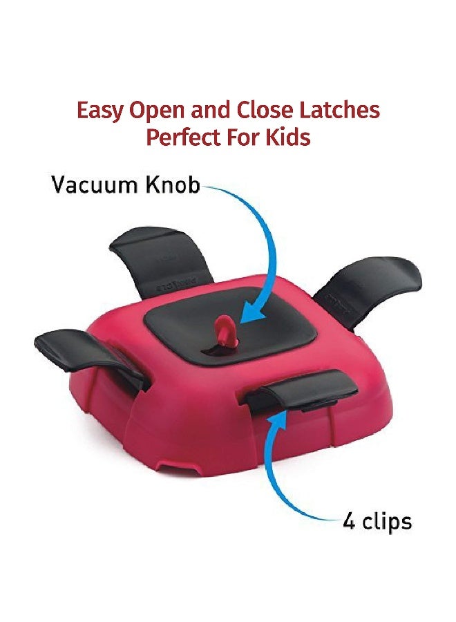 Pinnacle Insulated Leak Proof Lunch Box for Adults and Kids - Thermal Lunch Container With NEW Heat Release Valve, 16 oz (Pink) - Image 2