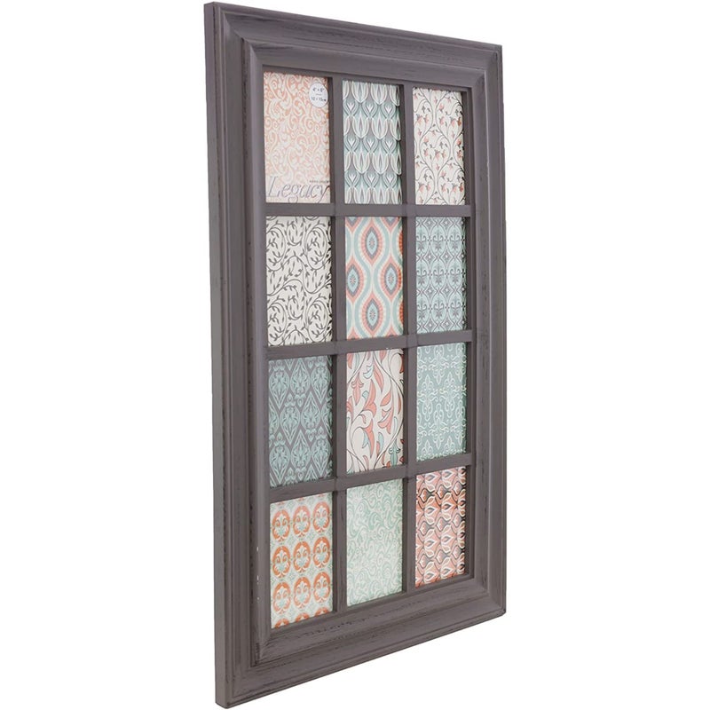 Kiera Grace kieragrace KG Collage Frame - Distressed Grey, Holds 12 4" x 6" Photos - Image 3