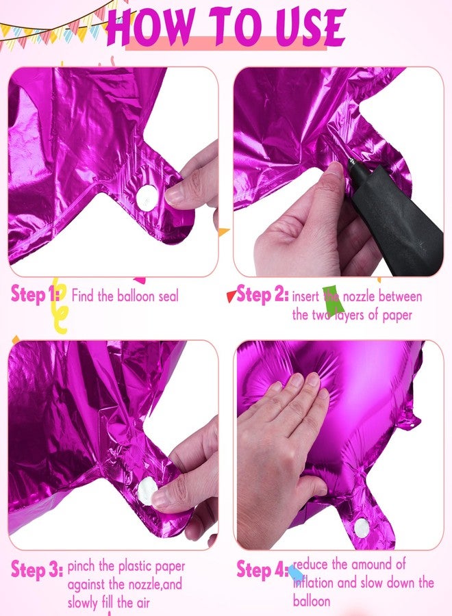 Gejoy 40 Inch Number 30 Balloons Jumbo 30 Foil Giant Number 30 Balloons for 30th Birthday Party Decorations and Rip to My 20s Anniversary Event(Hot Pink) - Image 3