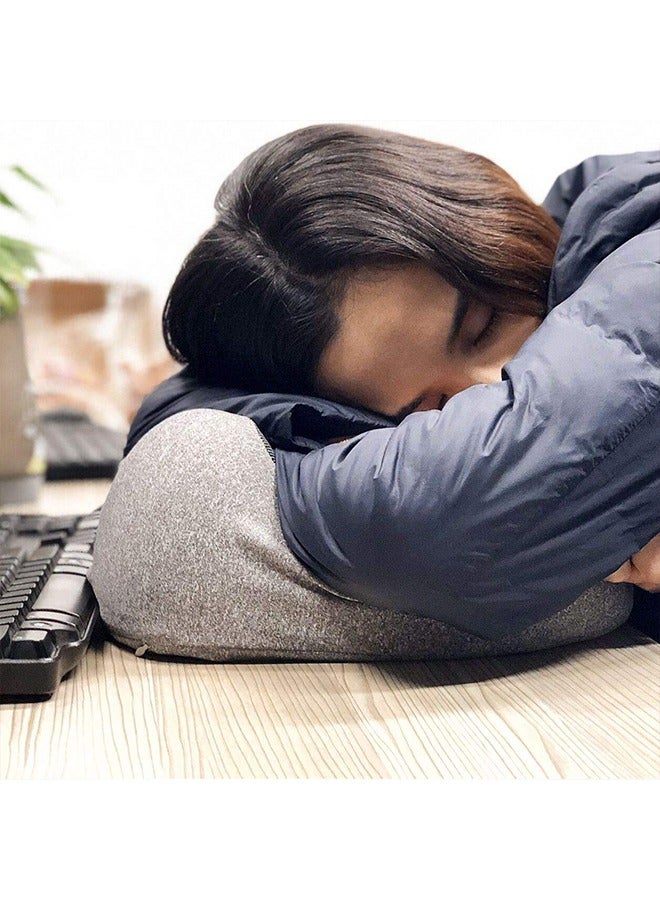 Generic Travel Pillow Luxury Memory Foam Neck and Head Support Soft Sleeping Rest Cushion Travel Neck Pillow  - Image 5