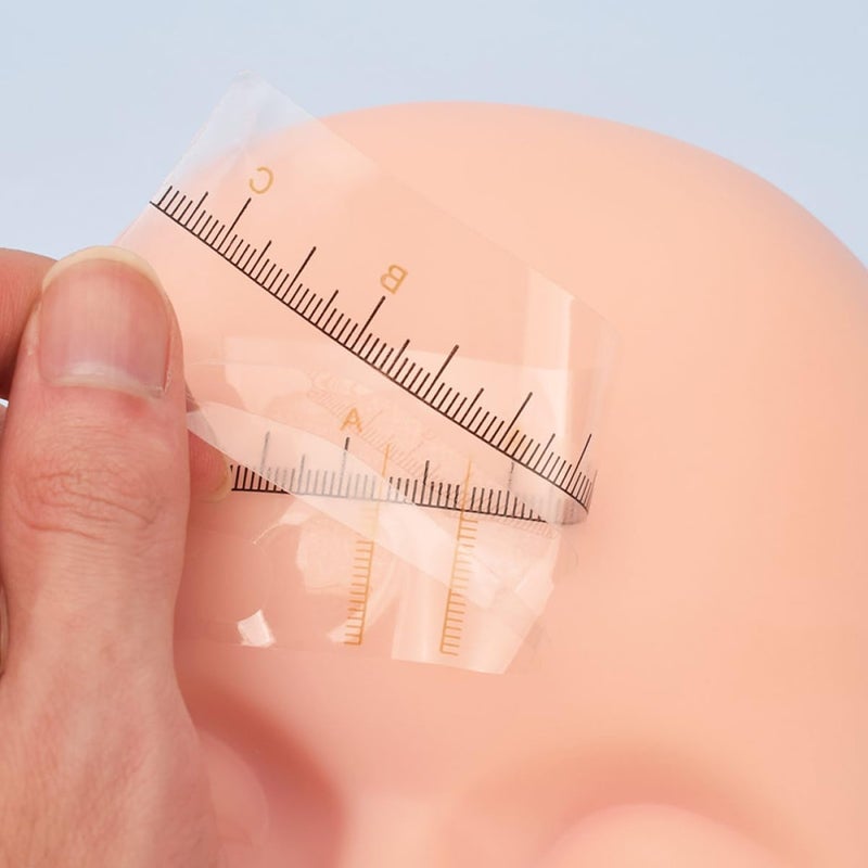 عشرة قطع من أدوات قياس لرسم حواجب (Eyebrow Stencils Measuring Rulers)، مثالية لتحديد مواقع الحواجب بدقة، سواء للمبتدئين أو المحترفين، أداة مكياج سهلة الاستخدام للحصول على حواجب متماثلة الشكل. - Image 2