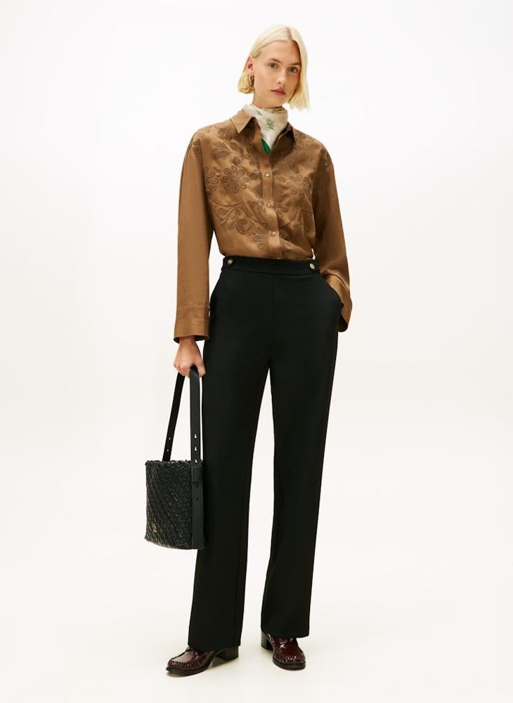 TOMMY HILFIGER Casual Straight Fit Trousers - Image 4