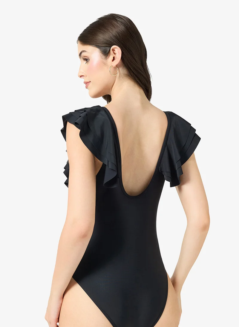 ايلا Plunge Neck Swimsuit