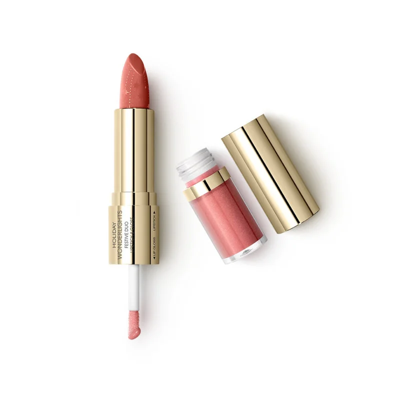 كيكو ميلانو HOLIDAY WONDERLIGHTS FESTIVE DUO LIPSTICK & GLOSS Merry Mauve