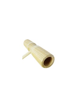 Generic Two Tone Wood Block Guiro Scraper with Wooden Beater, Percussion Rhythm Block  - Image 3