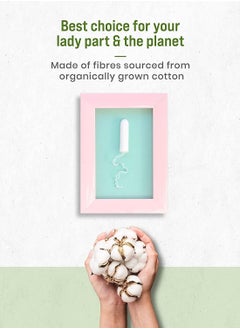 Sirona Organic Tampons for Women (18 Tampons) | FDA approved | 100% organic cotton | Biodegradable | Highly Absorbent | Rash free protection | Ultra Soft & Comfortable (Regular Flow) - pzsku/Z492337F710A381321CD9Z/45/_/1666863762/88985613-741c-446b-88bf-c4b5a0bdf743