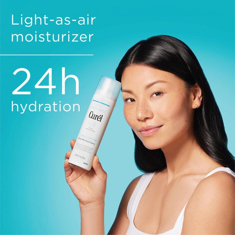 Curel بخاخ مرطب عميق من كيريل للعناية بالبشرة اليابانية، بخاخ مرطب للبشرة الجافة، بخاخ مرطب للوجه مع السيراميدات، 5 أونصات - Image 3