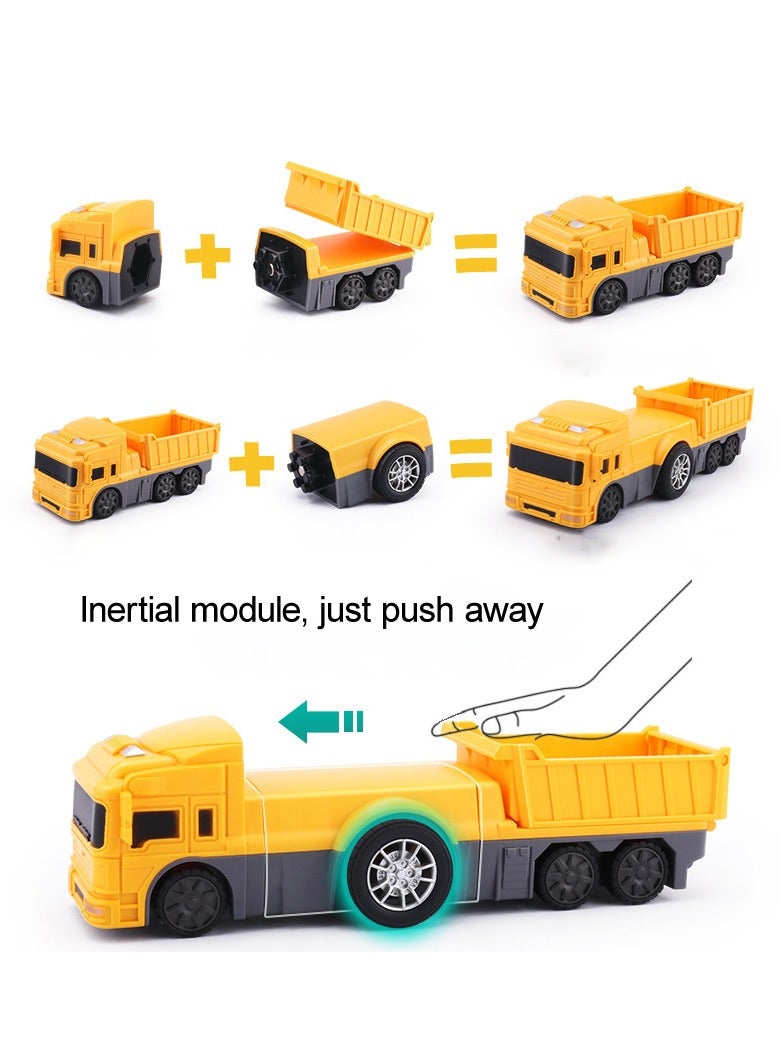 YelaJoy 6-in-1 Toys Construction Assemble Vehicles Transform into Robot Take apart cars - Image 3