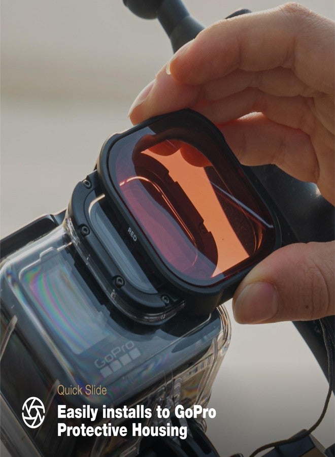 PolarPro DiveMaster 3-Pack Filter Kit for GoPro HERO9/10/11 Black Protective Housing - Image 3