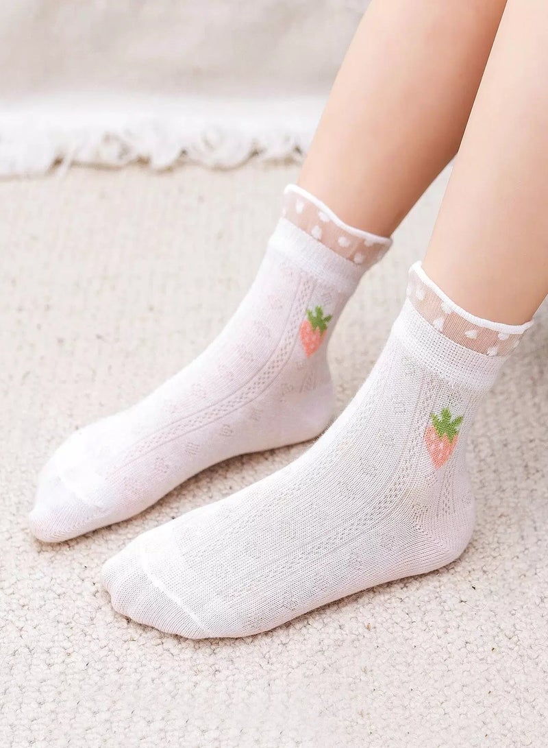 5pairs Baby Fruit Print Socks - Image 2
