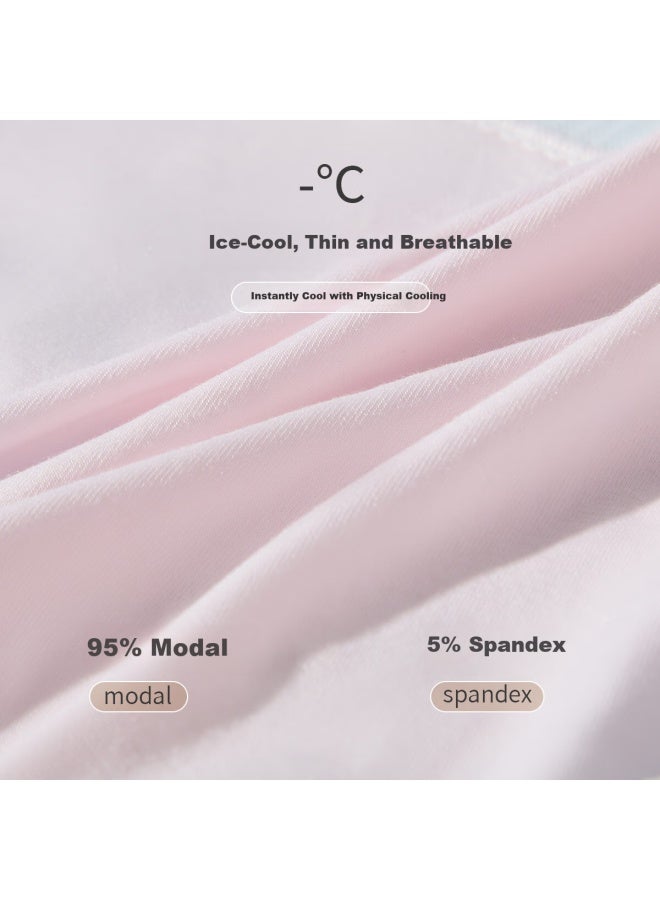 Fentengcare Women's Modal Ice Silk Thin Mid-waist Comfortable Seamless Antibacterial Simple Comfortable Panties - Image 4
