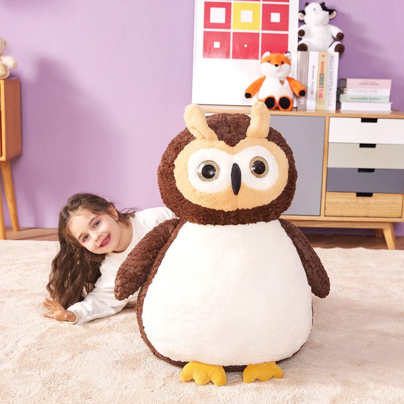 IKASA Giant Owl Stuffed Animal Plush Toy, 23 Inches Large Huge Plushie Toys for Kids Girls Boys Girlfriend Children - Image 5