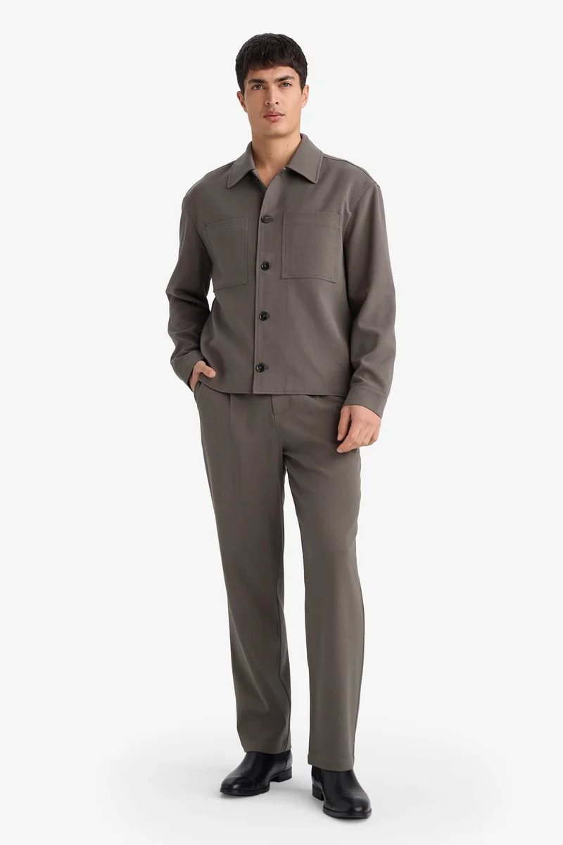 ديفاكتو Straight Fit Trousers