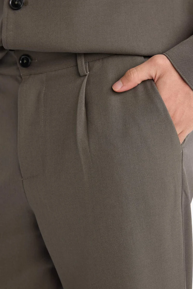 Defacto  Straight Fit Trousers for Men | Best Price UAE