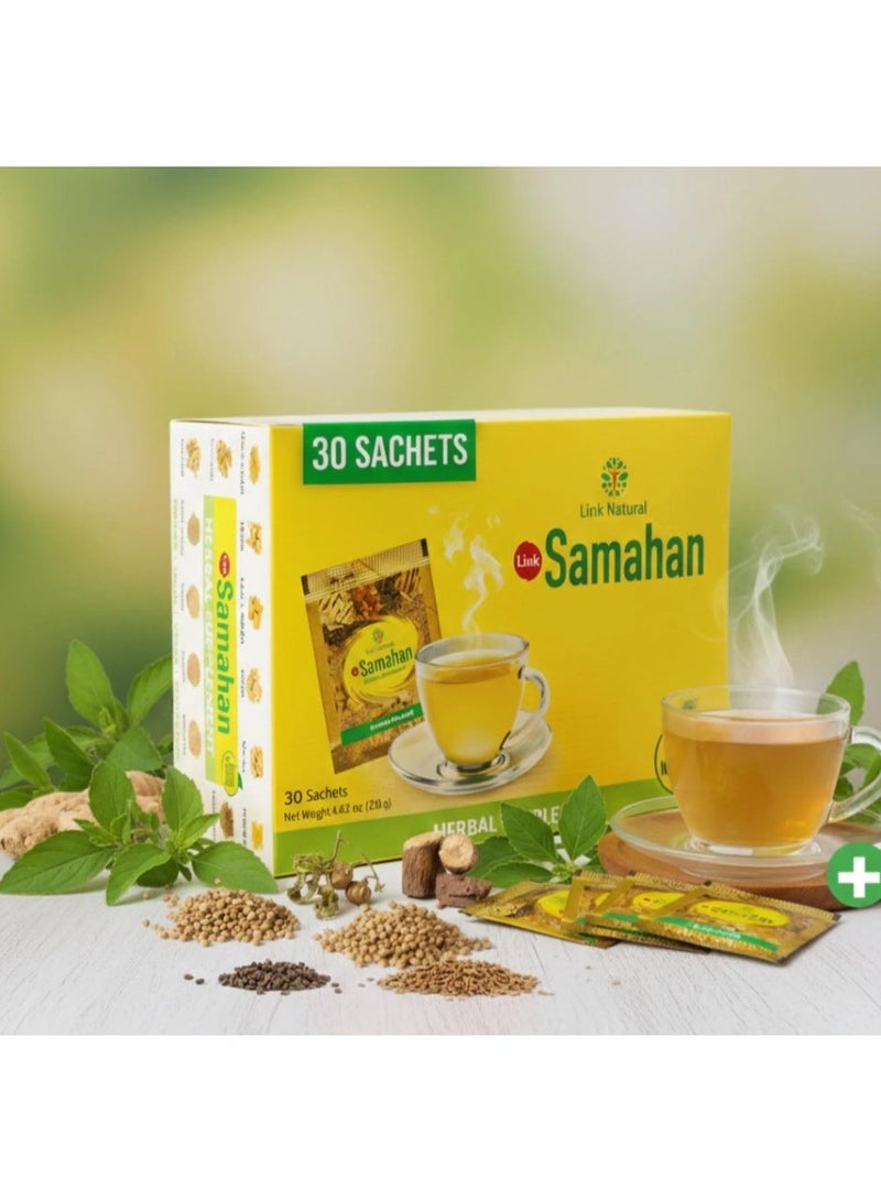 Link Natural Samahan Ayurvedic Herbal Tea Sachets - 30 sachets - Image 1