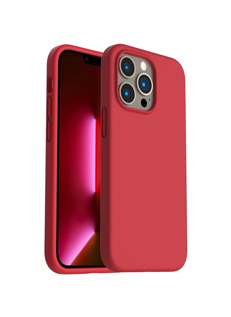 Raxoom Silicone Protective Case Compatible with iPhone 14 Pro Soft Liquid Gel Rubber Cover Shockproof Bumper Anti-Scratch Anti-Fingerprint Anti-Drop Slim Cover for iPhone (for iPhone 14 Pro ) - Image 1