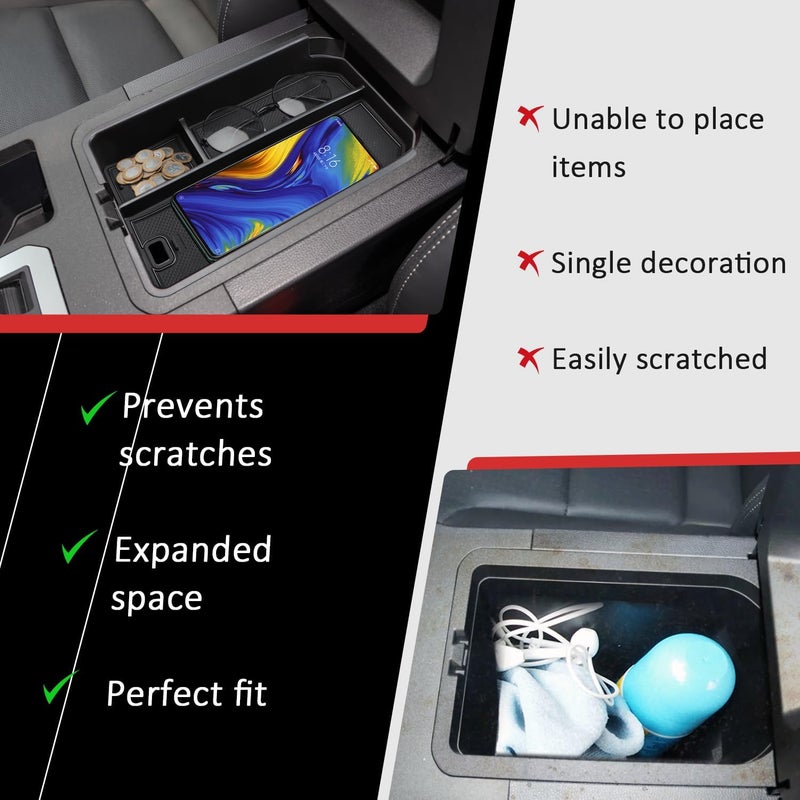 MARCHFA Center Console Organizer Tray for Toyota Land Cruiser - Image 3