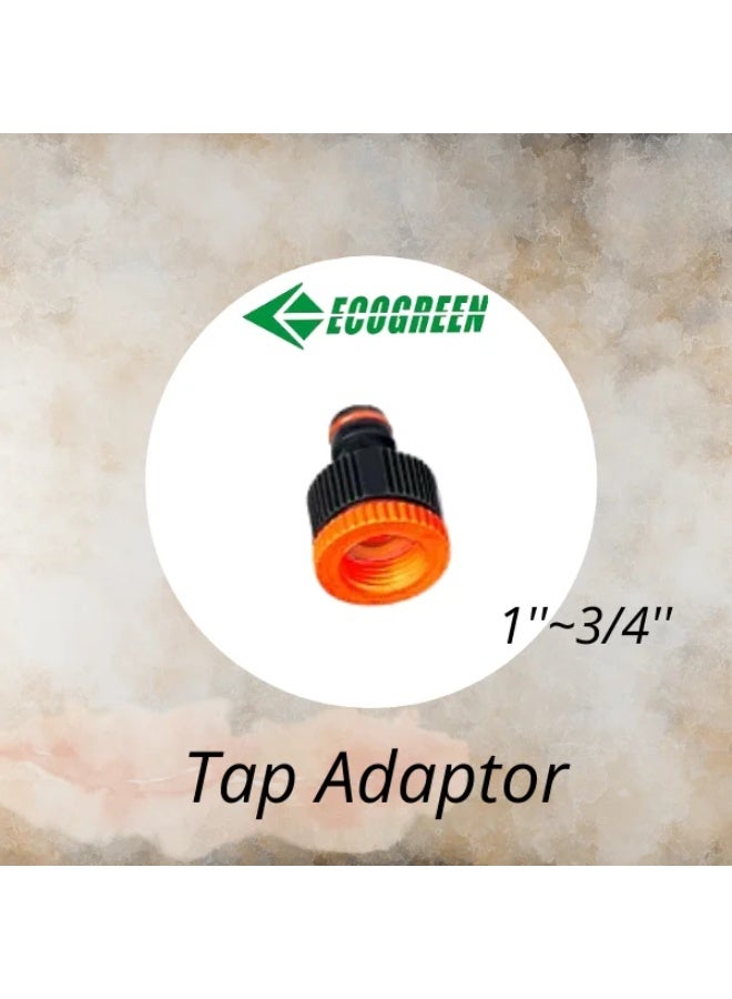 ECOGREEN Hose Connecting Tap Adaptor 3/4"-1" Universal Garden Faucet Connector - Image 3