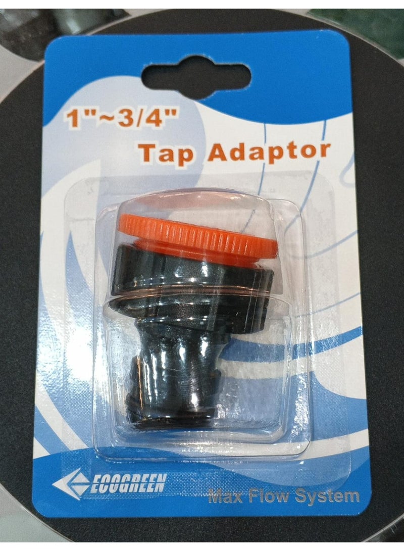 ECOGREEN Hose Connecting Tap Adaptor 3/4"-1" Universal Garden Faucet Connector - Image 4