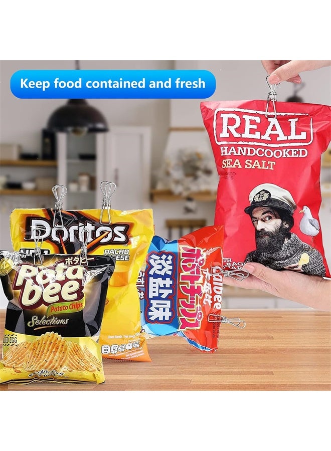 HOMESTAR 20 Pieces Stainless Steel Windproof Laundry Hanging Wire Clips for Home, Blanket, Towel, Clothes - Image 2