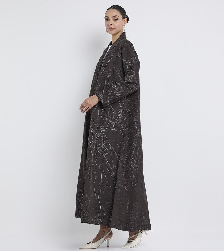ROZA Stylish Self Design Abaya - Image 2