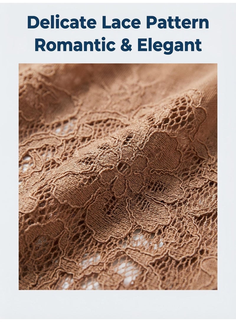 V.nice Elegant Lace Shawl with Tassels – Women’s Evening Wedding Party Wrap, Long & Lightweight - Image 3