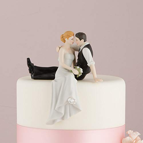 Weddingstar The Look of Love Bride and Groom Porcelain Figurine Cake Topper - Image 3