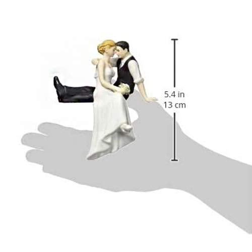 Weddingstar The Look of Love Bride and Groom Porcelain Figurine Cake Topper - Image 5