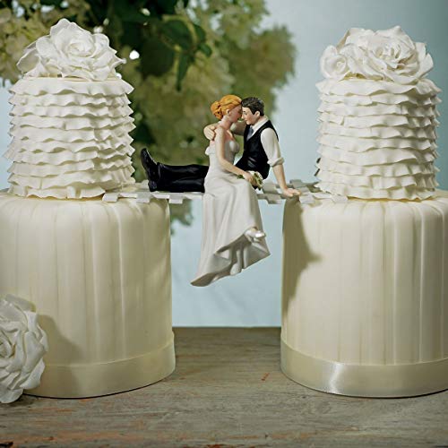 Weddingstar The Look of Love Bride and Groom Porcelain Figurine Cake Topper - Image 4