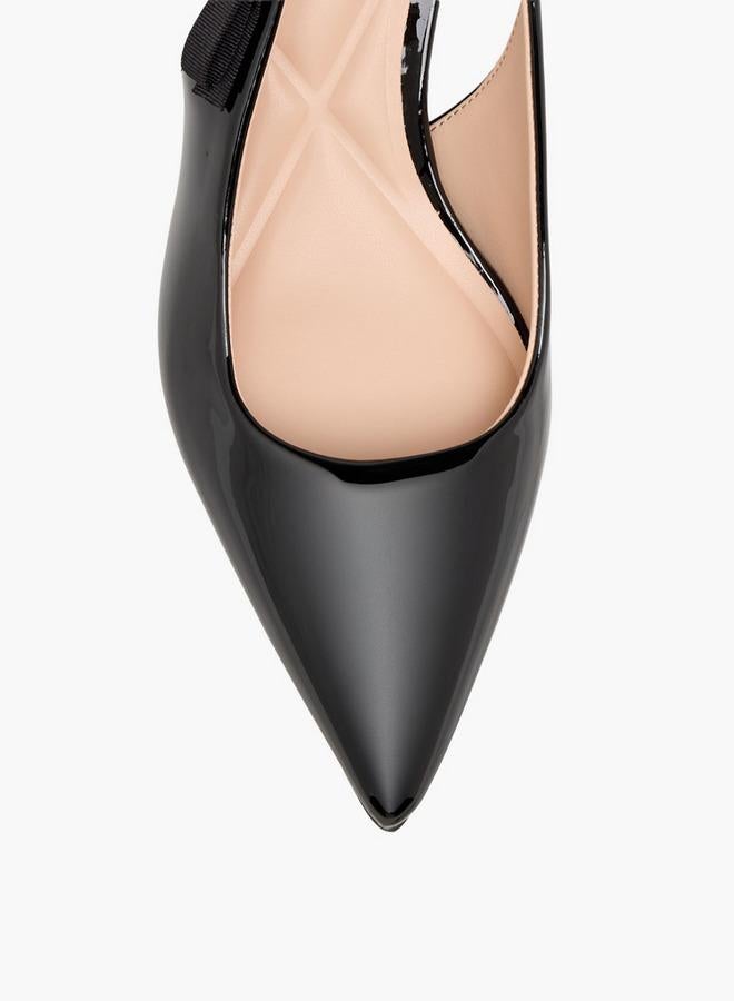 Celeste Women Kitten Heel Slingback Shoes - Image 4