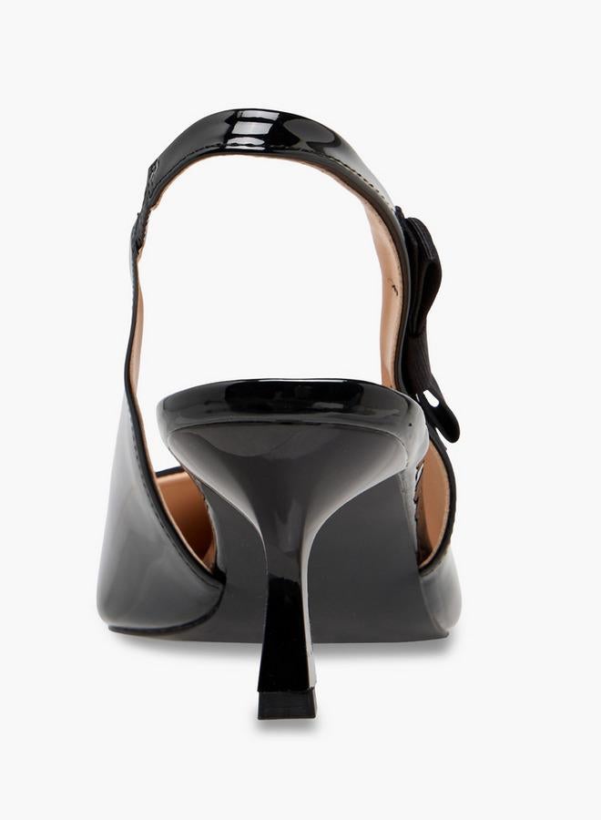 Celeste Women Kitten Heel Slingback Shoes - Image 5