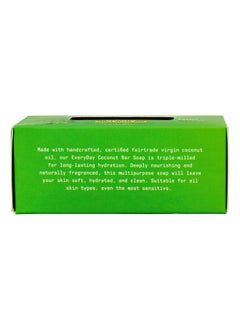 Alaffia Everyday Coconut Soap Barbody Soap Natural Coconut Oil Shea Butter & Aromatic Plant Extracts Ergonomic Bar Soap Purely Coconut Scent 8 Oz Ea (Pack Of 2)  - Image 4
