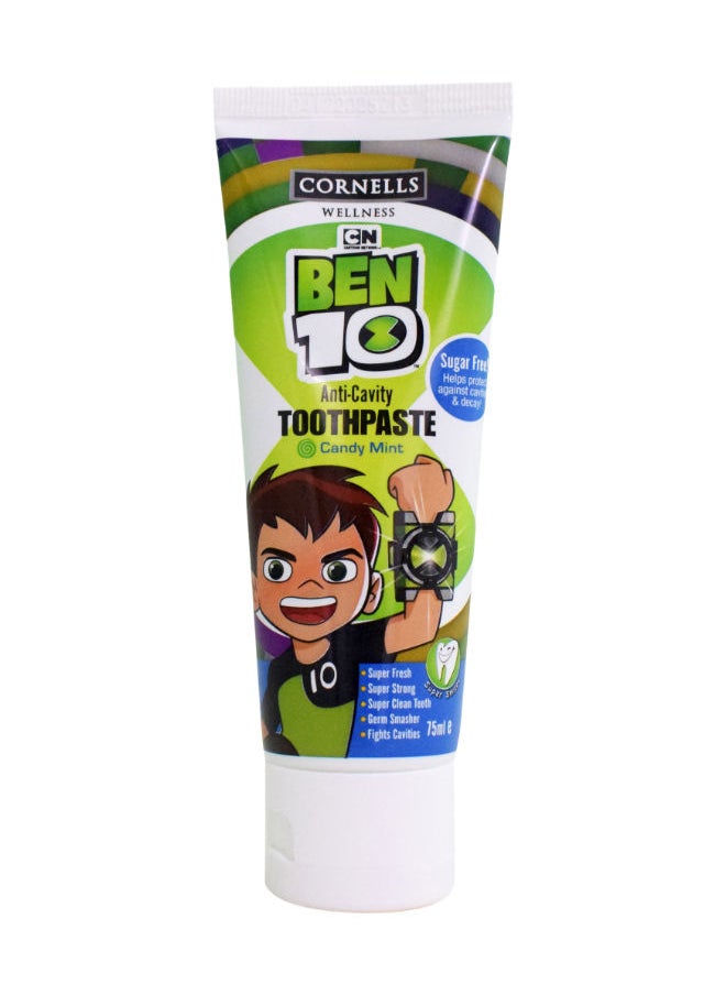 CORNELLS WELLNESS Ben10 Candy Mint ToothPaste 75Ml  - Image 1