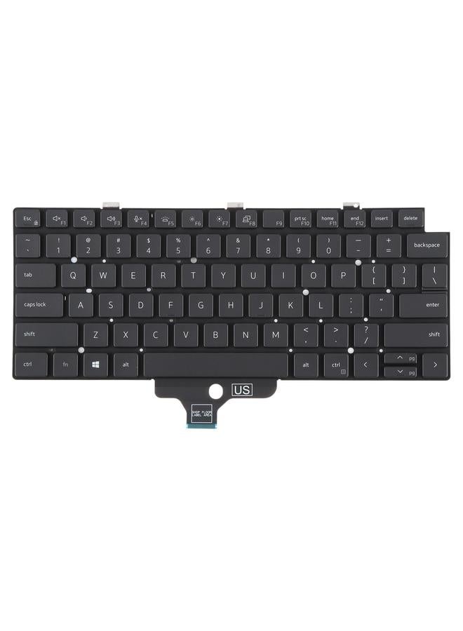erorex US Version Backlit Laptop Keyboard for Dell Latitude 5320 7320(Black) - Image 2